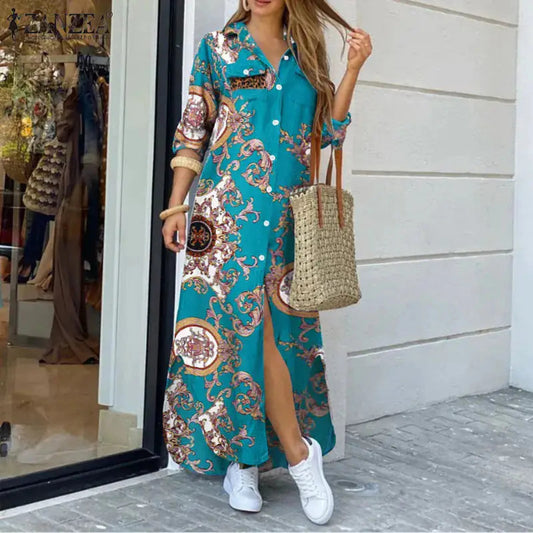 Floral Maxi Dress Bohemian Beachwear the maxi dress shop Zendrop