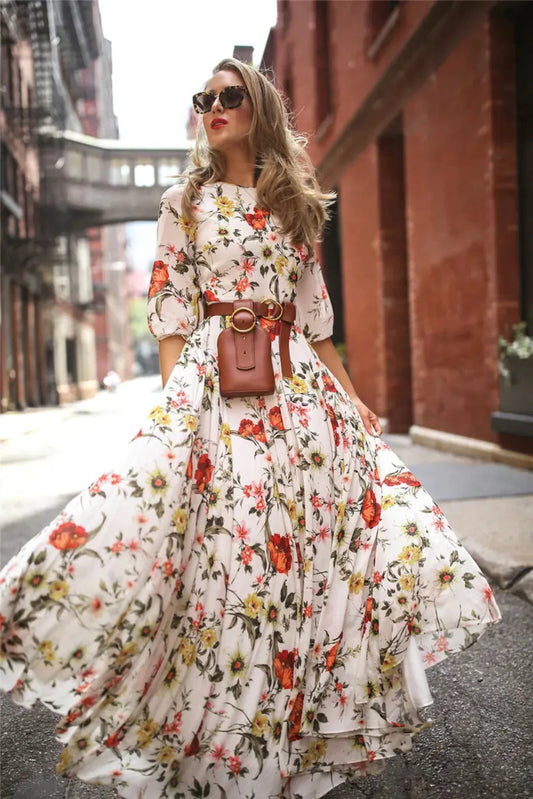 Boho Chic Floral Maxi Dress - wantitall.org