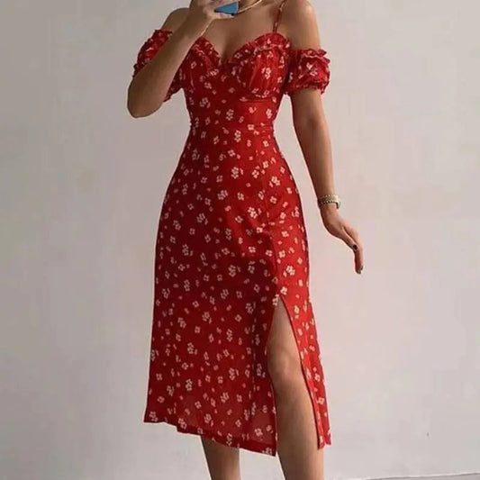 Bohemian Floral Maxi Dress - wantitall.org