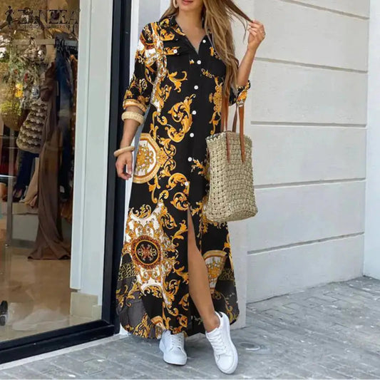 Floral Maxi Dress Bohemian Beachwear the maxi dress shop Zendrop