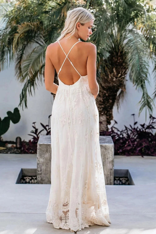 Dreamy Lace Maxi Dress - wantitall.org